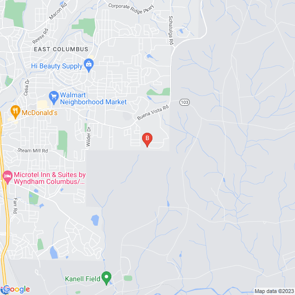 Columbus Concrete Guys location map