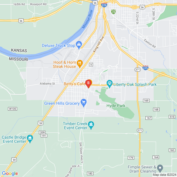 Nodaway Valley Bank location map