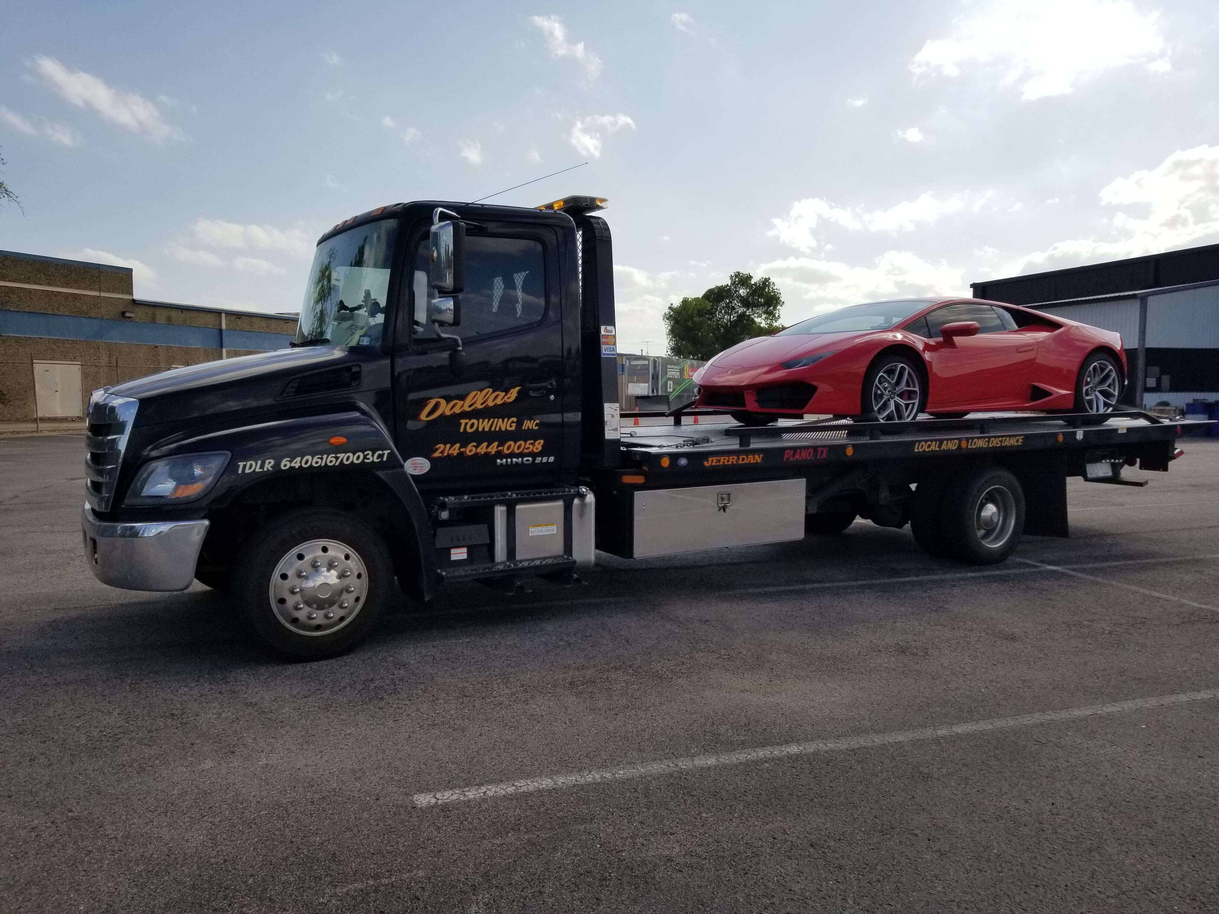 Flatbed Tow Truck In Dallas business image in Dallas, TX
