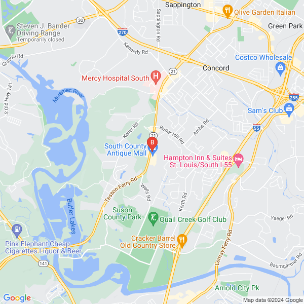 Weighless MD & Wellness St.Louis location map
