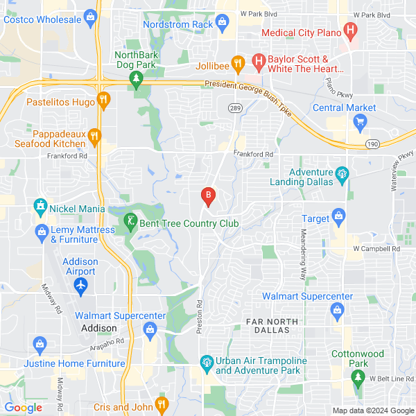 Dallas Tow Truck Service location map