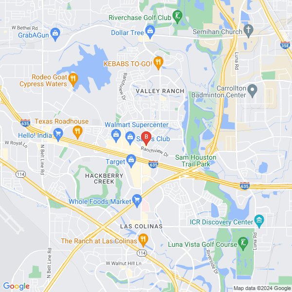 Towing In Irving Tx location map
