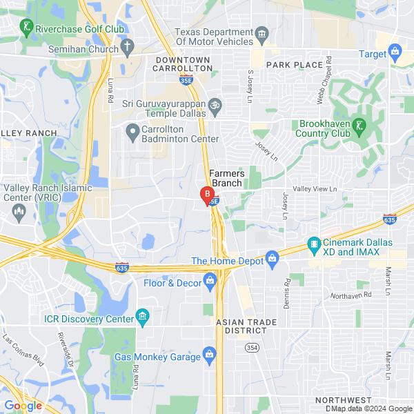 Dallas Tow Truck Services location map